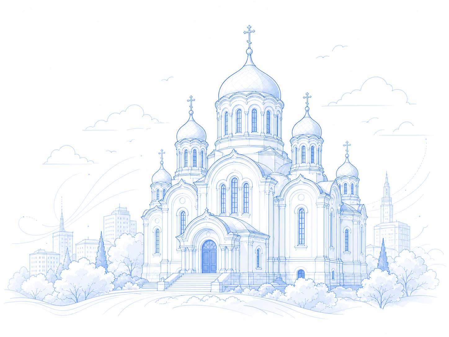 Иллюстрация собора Белгорода